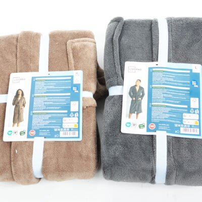 chalatai moteriški vonios rūbai medvilniniai rankšluosčiai išparduotuvė didmeninė prekyba pigūs rūbai drabužiai stock clothes wholesale outlet Lidl chalatai