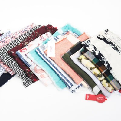 S.Oliver aksesuarai šalikai žieminės skaros megztiniai žieminės kepurės moteriški šalikai vilnoniai aksesuarai šilti šalikai išparduotuvė didmeninė prekyba pigūs rūbai drabužiai stock clothes wholesale outlet