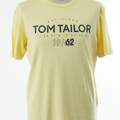 Tom Tailor marškiniai vyrams vyriški drabužiai vyriški marškinėliai t-shirt maikės pigūs rūbai išparduotuvė didmeninė prekyba stock clothes wholesale outlet