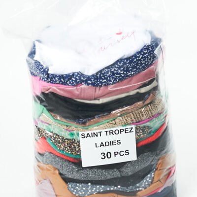 Saint Tropez suknelės striukės moterims megztiniai palaidinė kelnės kostiumai marškiniai drabužiai moterims išparduotuvė didmeninė prekyba pigūs rūbai drabužiai stock clothes wholesale outlet